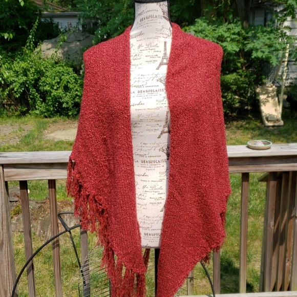 Rust colored wrap - Picture 1 of 3